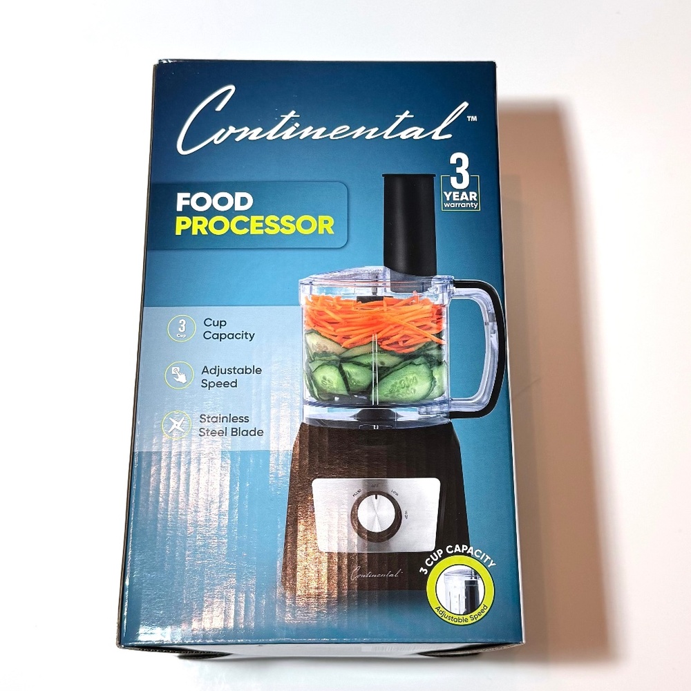 Continental 3 Cup FOOD PROCESSOR